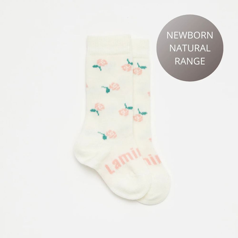 Lamington Baby Merino Wool Knee High Socks - Rosie