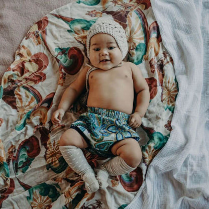 Lamington Baby Merino Wool Knee High Socks - Truffle