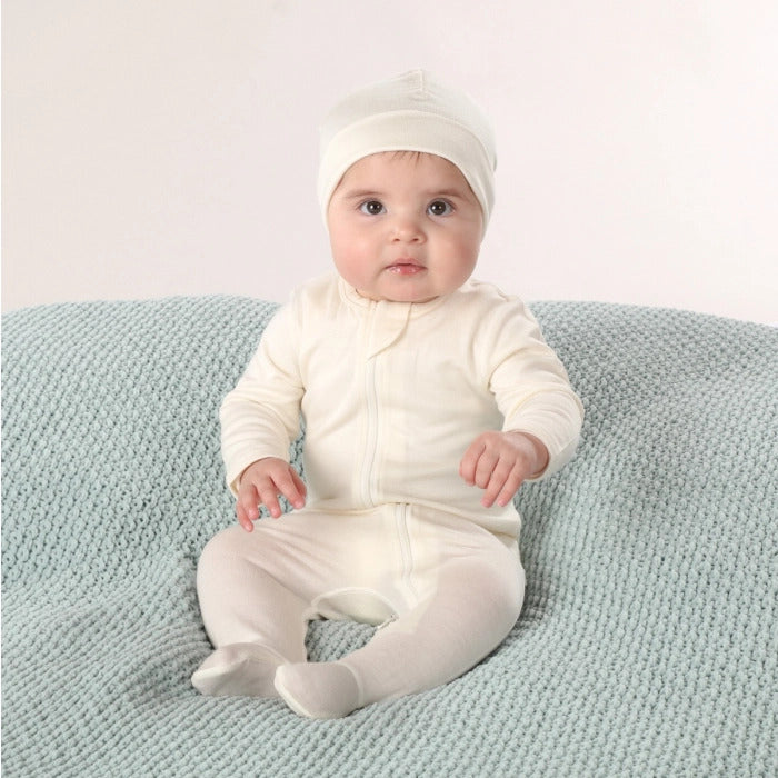 Little Bee Merino Zip Babygrow