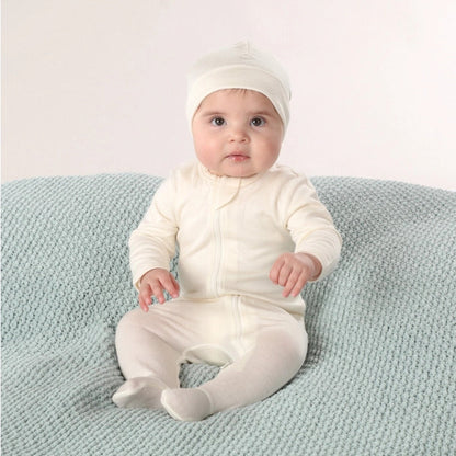 Little Bee Merino Zip Babygrow