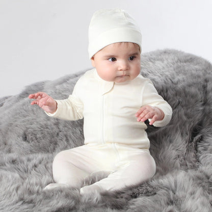 Little Bee Merino Zip Babygrow