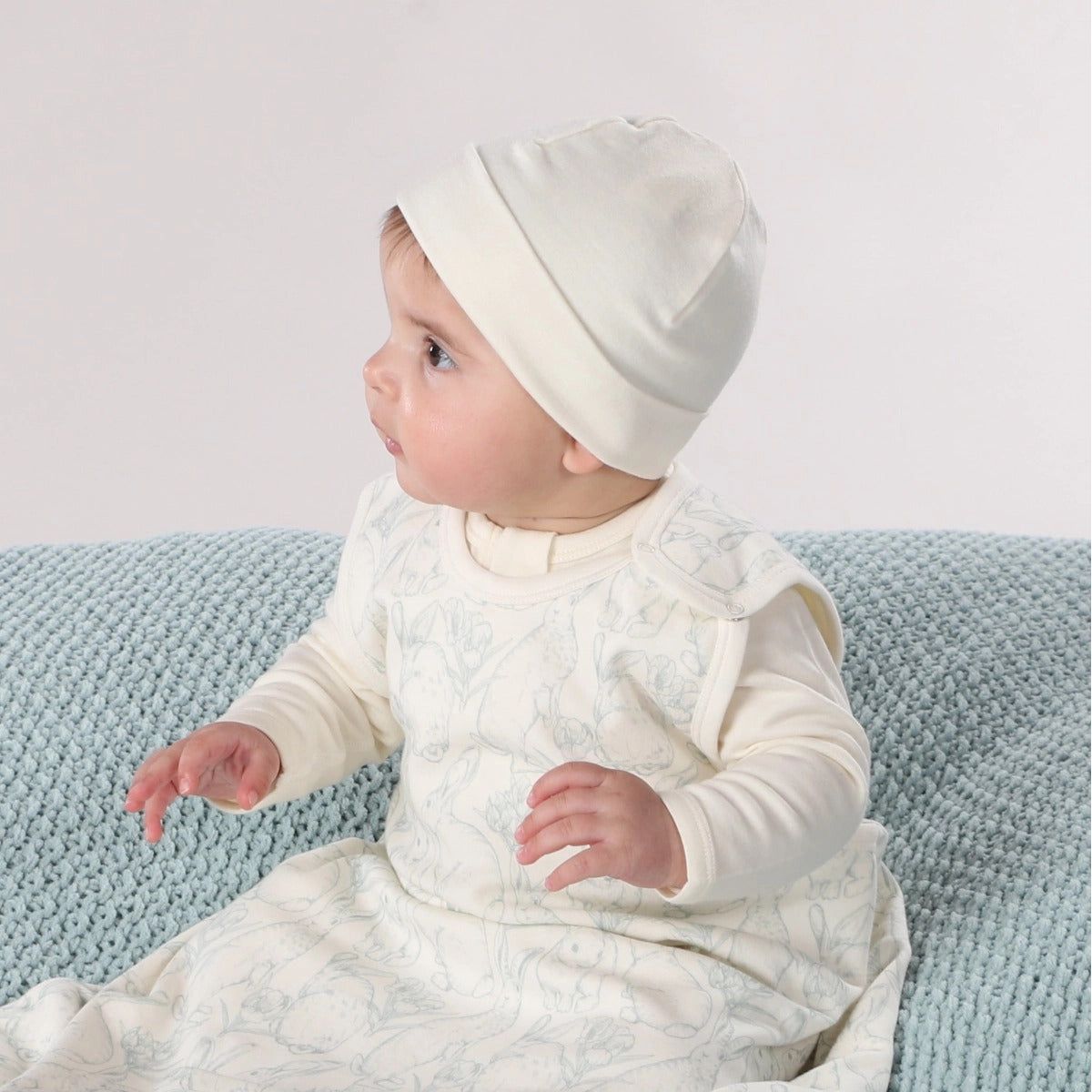 Little Bee Merino Beanie - Cream