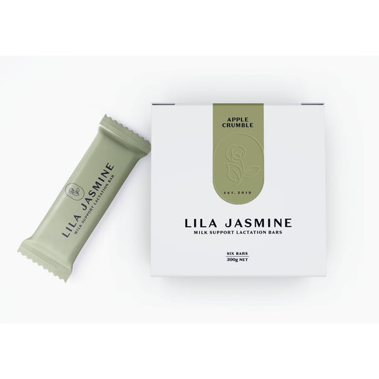 Lila Jasmine Apple Crumble Lactation Bars 6pk