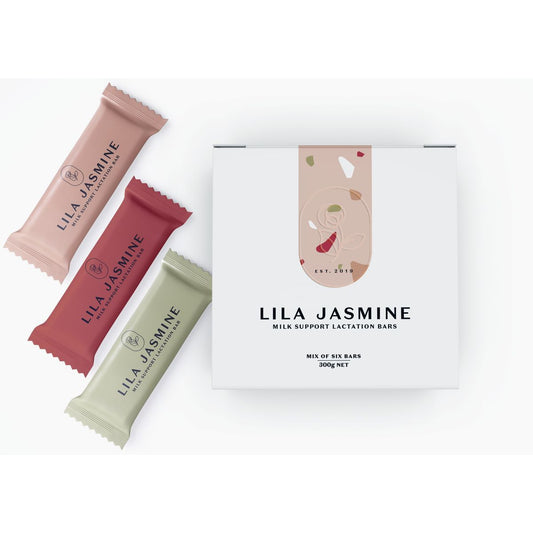 Lila Jasmine Lactation Bars Mixed Flavours 6pk