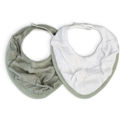 Little Bamboo Muslin Bib 2pk