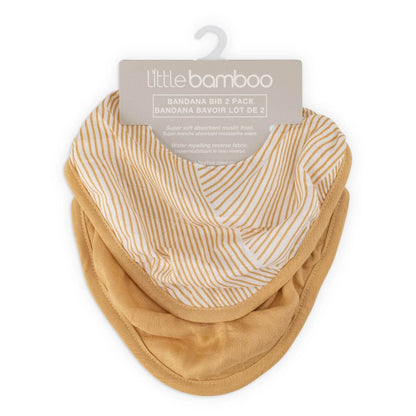 Little Bamboo Muslin Bib 2pk