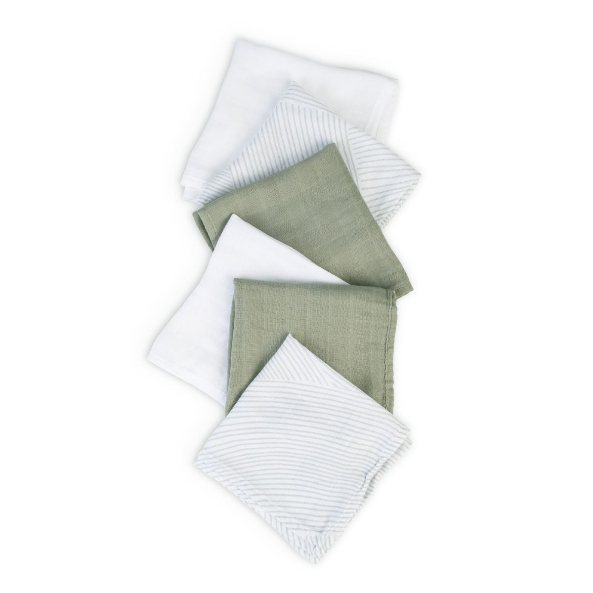 Little Bamboo Muslin Wash Cloths 6pk