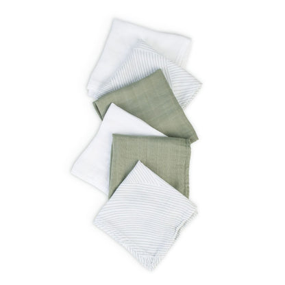 Little Bamboo Muslin Wash Cloths 6pk