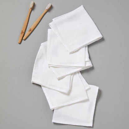 Little Bamboo Muslin Wash Cloths 6pk