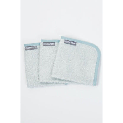 Little Bamboo Towelling Washers 3pk