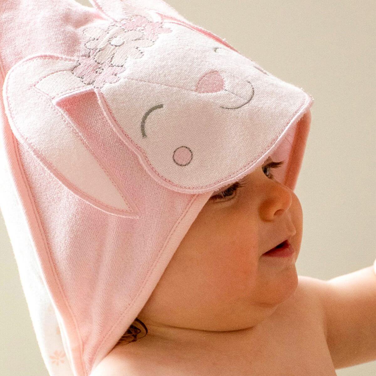 Little Linen Hooded Towel &amp; Washers