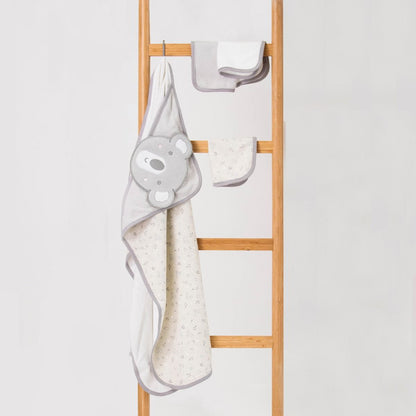 Little Linen Hooded Towel &amp; Washers