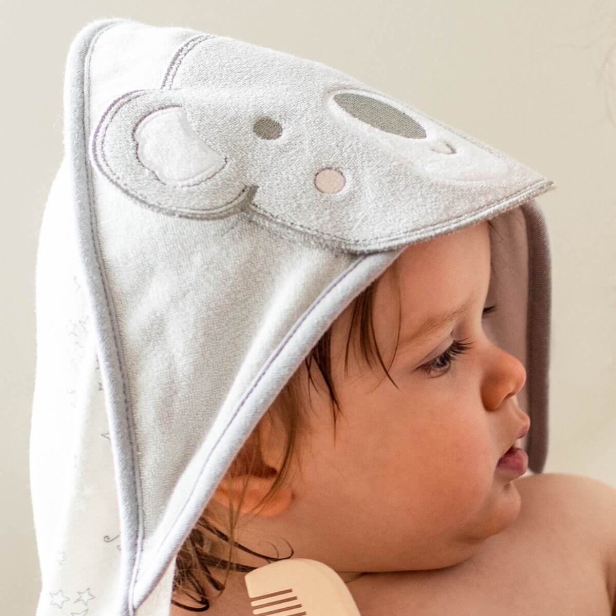 Little Linen Hooded Towel &amp; Washers