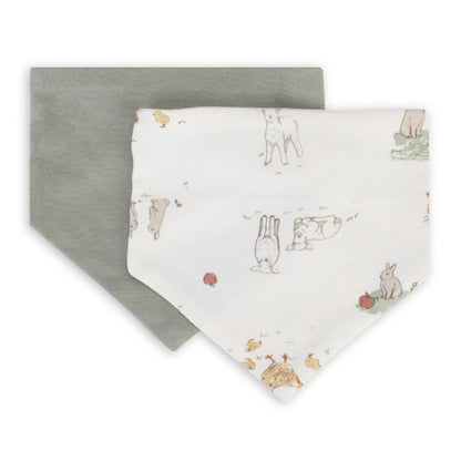 Little Linen Jersey Bib 2pk