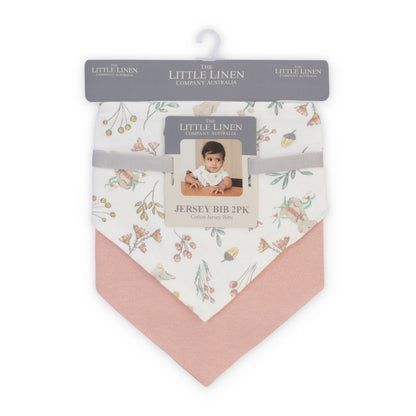 Little Linen Jersey Bib 2pk