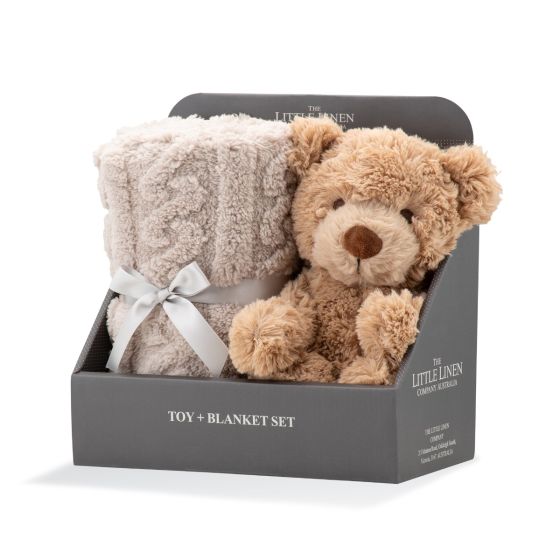 Little Linen Plush Toy &amp; Blanket