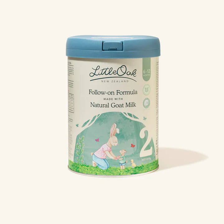 LittleOak Natural Goat Milk Follow-On Formula Can 800g (Stage 2/6-12m)