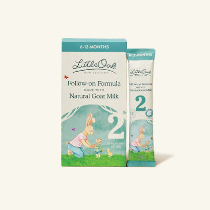 LittleOak Natural Goat Milk Follow-On Formula 6 x 30g Sachets (Stage 2/6-12m)