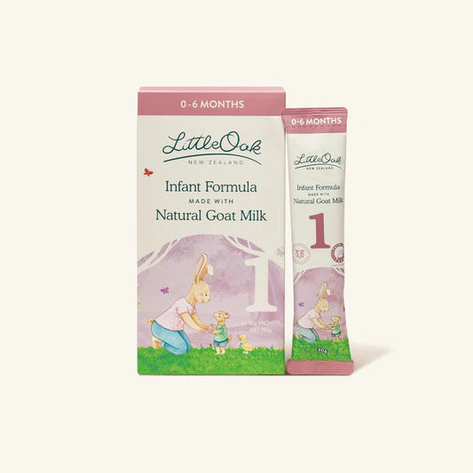 LittleOak Natural Goat Milk Infant Formula 6 x 30g Sachets (Stage 1/0-6m)