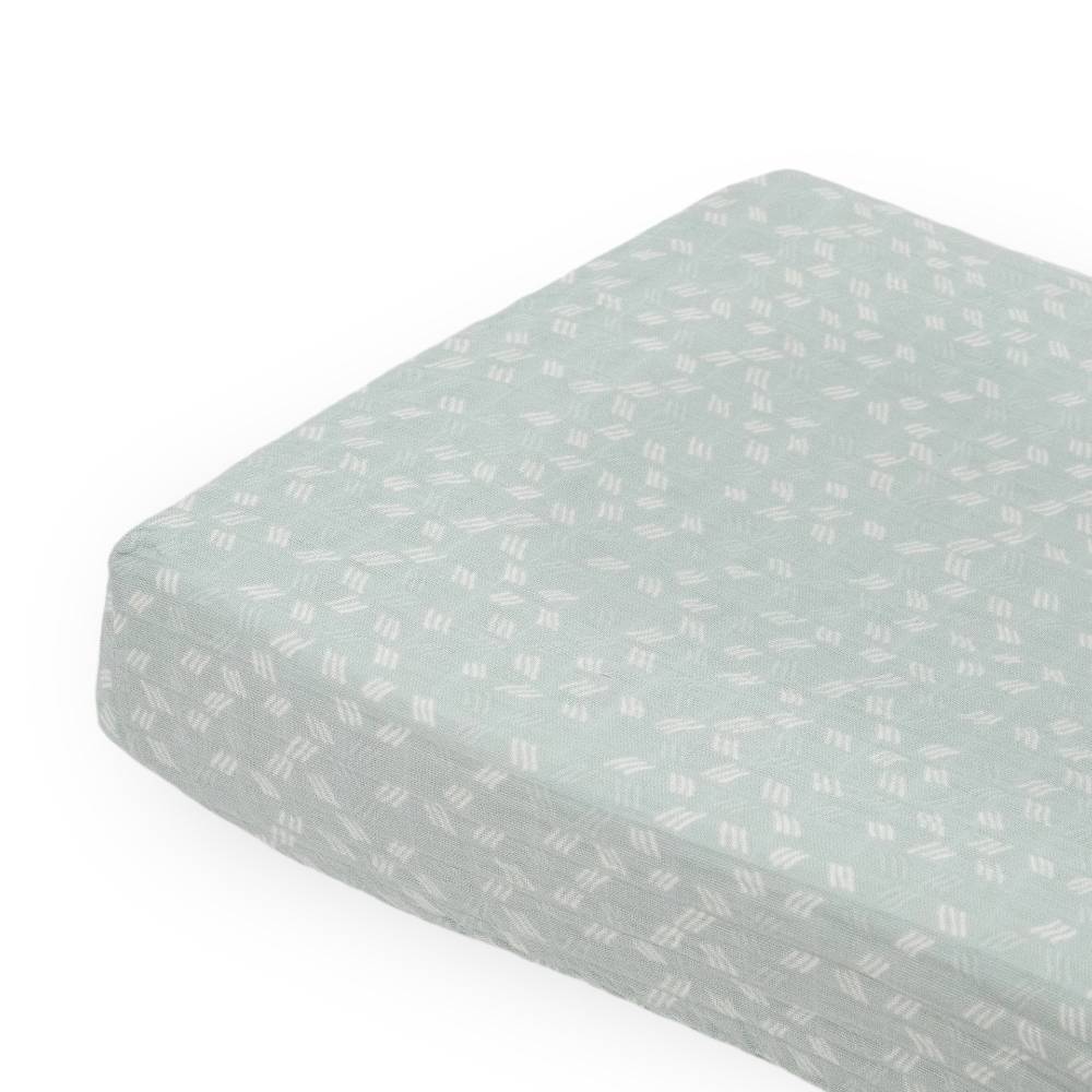 Little Unicorn Muslin Change Pad Cover