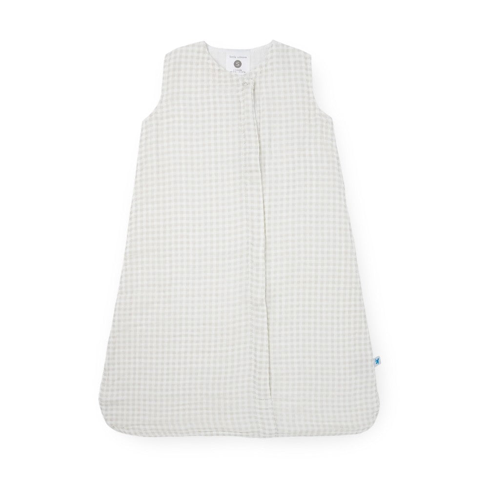 Little Unicorn Cotton Muslin Sleeping Bag Tan Gingham