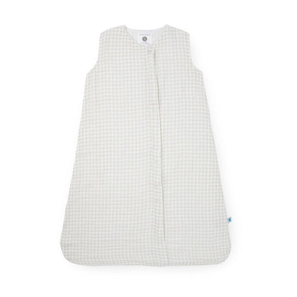 Little Unicorn Cotton Muslin Sleeping Bag Tan Gingham