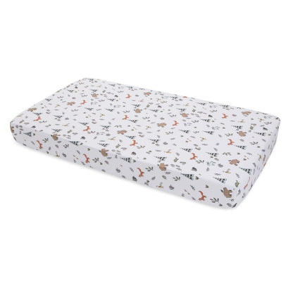 Little Unicorn Cotton Muslin Fitted Cot Sheet