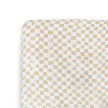 Little Unicorn Cotton Muslin Fitted Cot Sheet