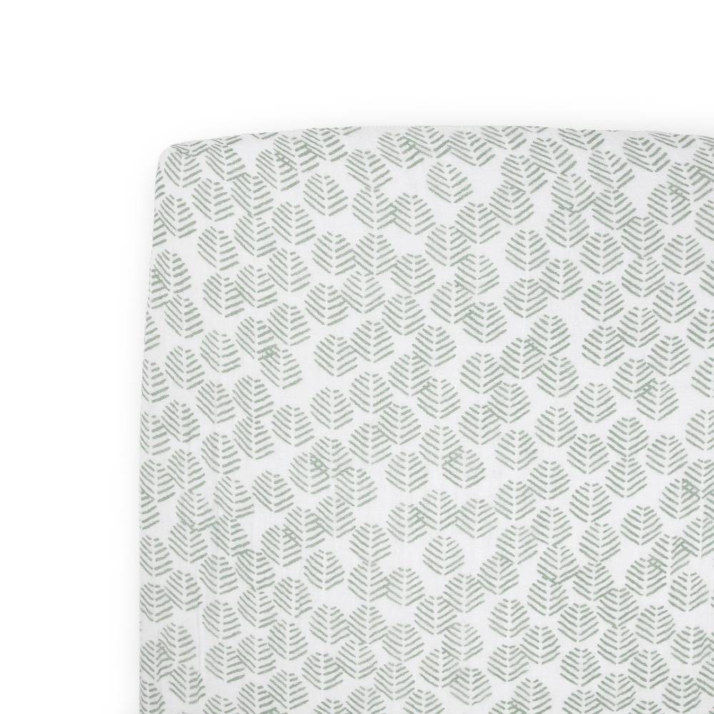 Little Unicorn Cotton Muslin Fitted Cot Sheet