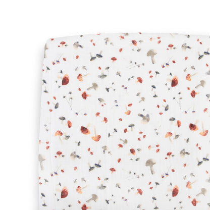 Little Unicorn Cotton Muslin Fitted Cot Sheet