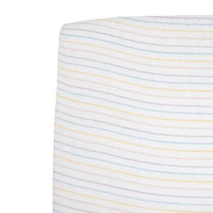 Little Unicorn Cotton Muslin Fitted Cot Sheet