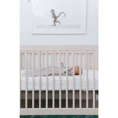 Little Unicorn Cotton Muslin Sleeping Bag Grey Stripe