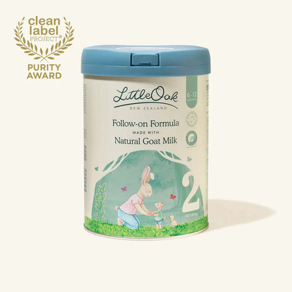 LittleOak Natural Goat Milk Follow-on Formula with Olive Oil Can 800g (Stage 2/6-12m)