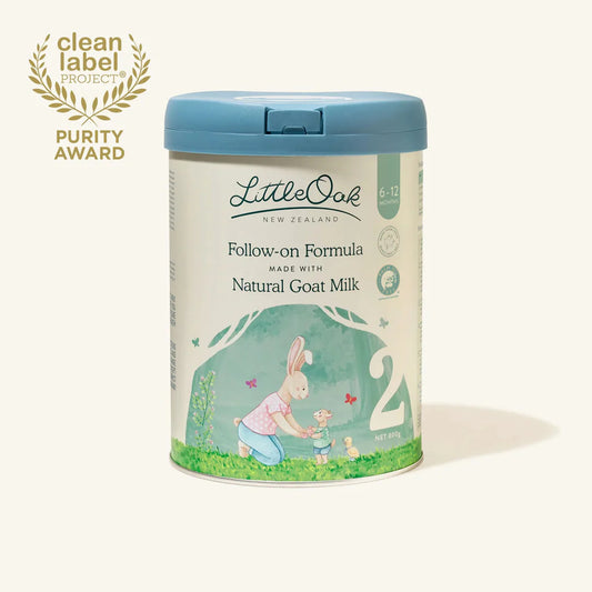 LittleOak Natural Goat Milk Follow-on Formula with Olive Oil Can 800g (Stage 2/6-12m)