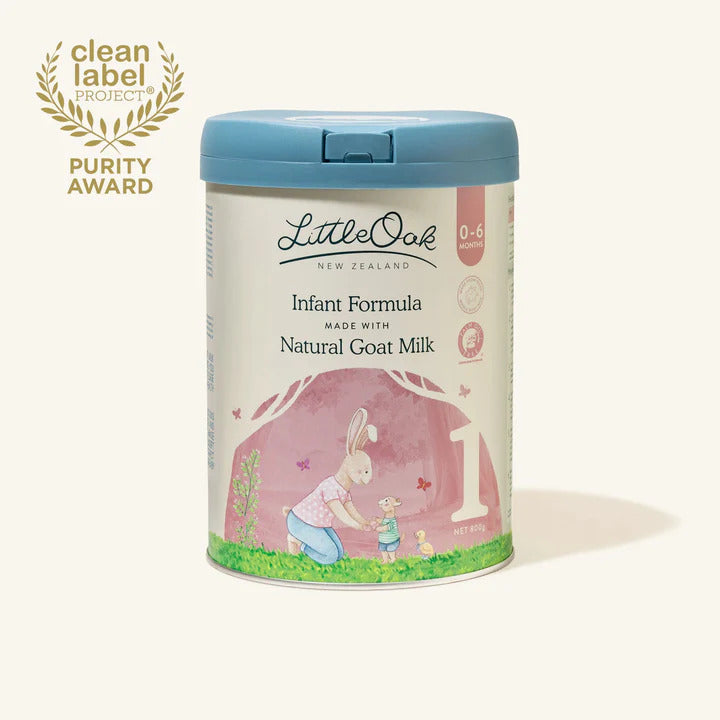 LittleOak Natural Goat Milk Infant Formula with Olive Oil Can 800g (Stage 1/0-6m)