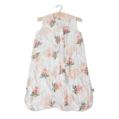 Little Unicorn Cotton Muslin Sleeping Bag Watercolour Roses