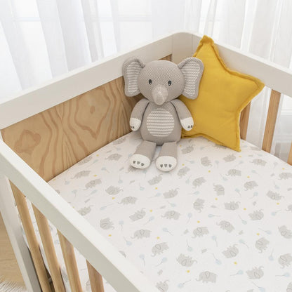 Living Textiles 2pk Cot Fitted Sheets Mason - Clearance
