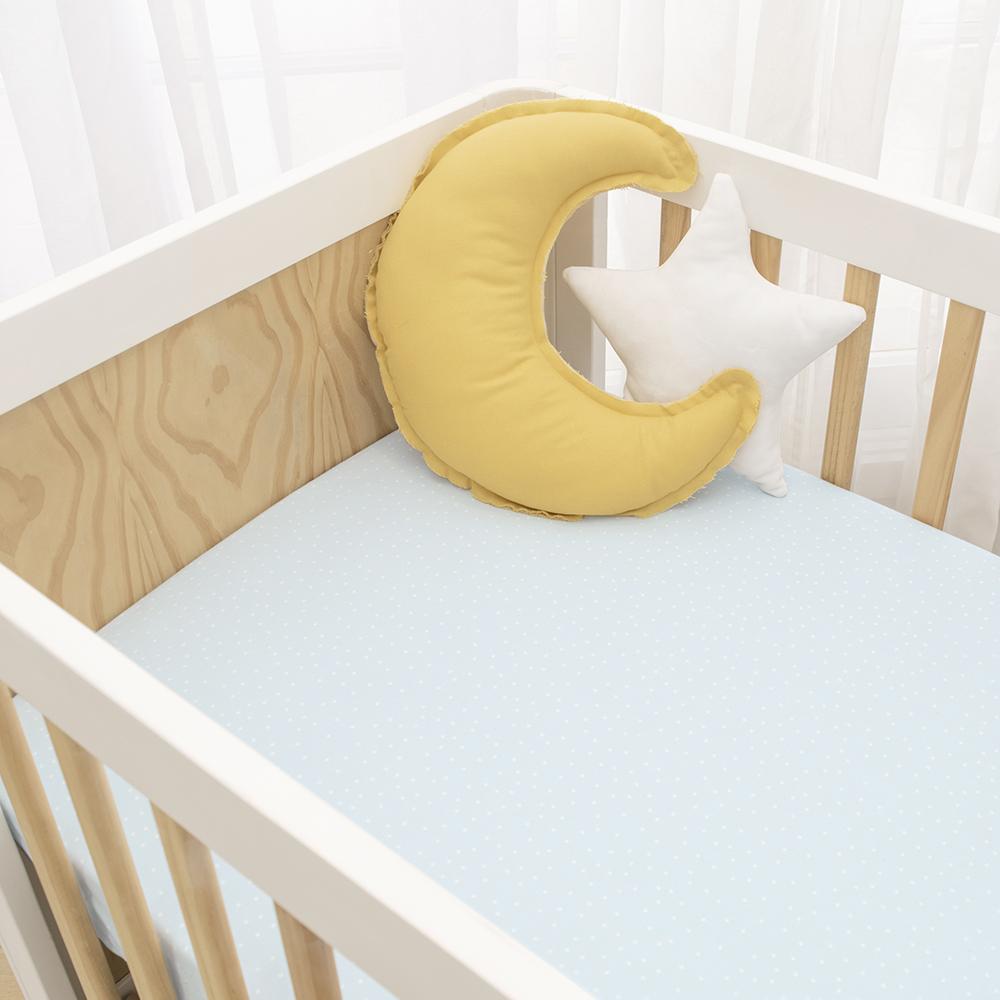Living Textiles 2pk Cot Fitted Sheets Mason - Clearance