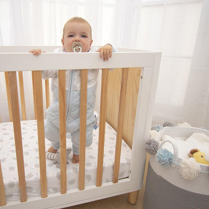Living Textiles 2pk Cot Fitted Sheets Mason - Clearance