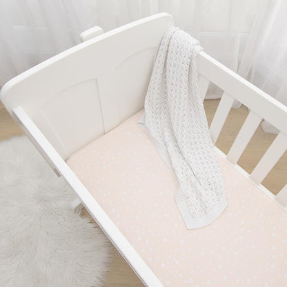 Living Textiles Bassinet Fitted Sheets 2pk Ava - Clearance