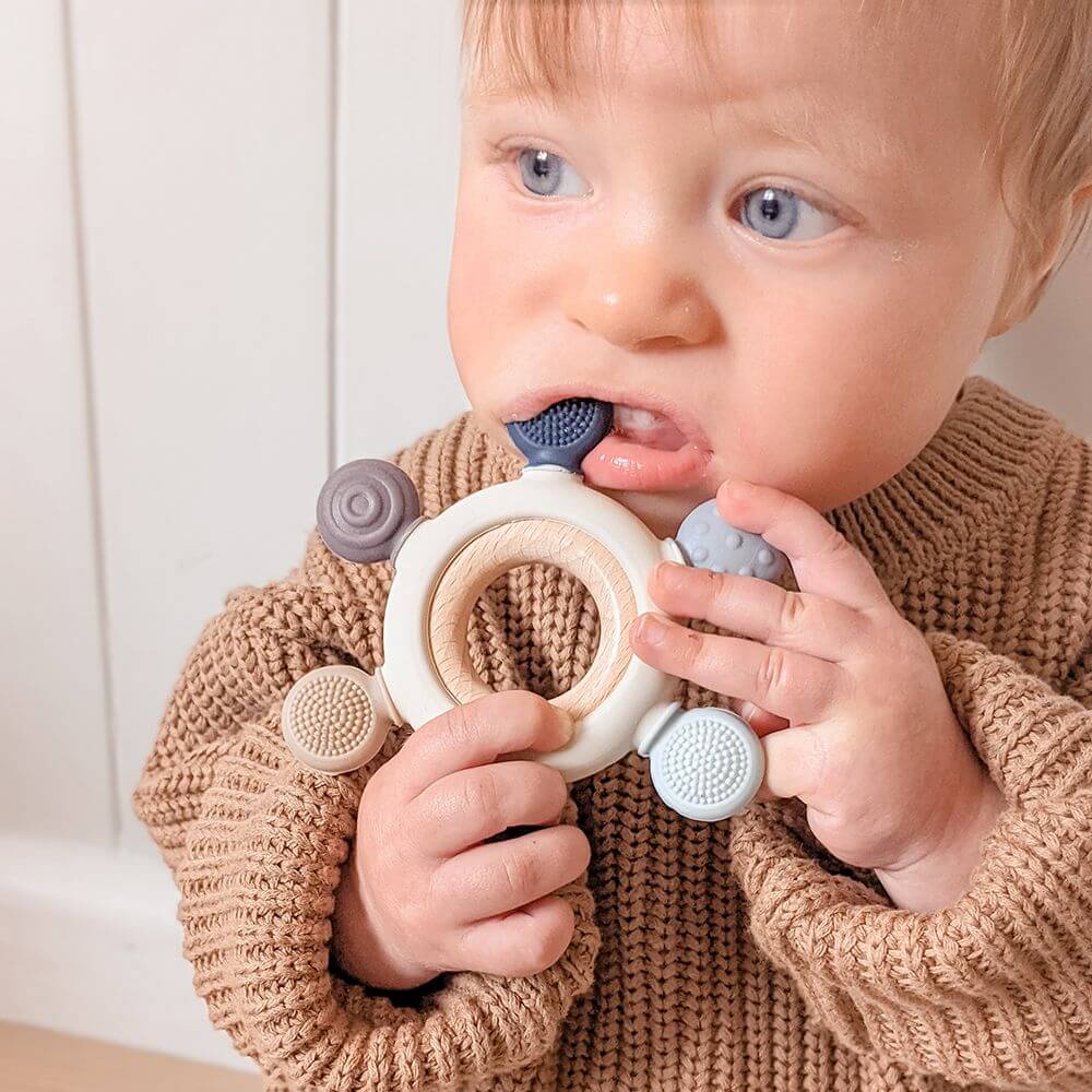 Living Textiles Playground Multi-Surface Teething Wheel