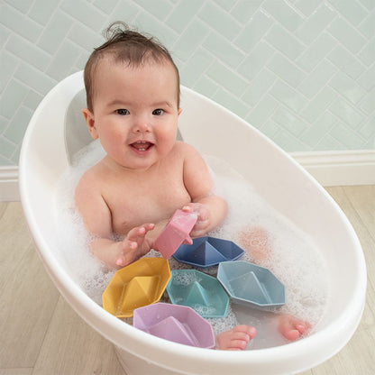 Living Textiles Playground Silicone Origami Bath Boats 6pk