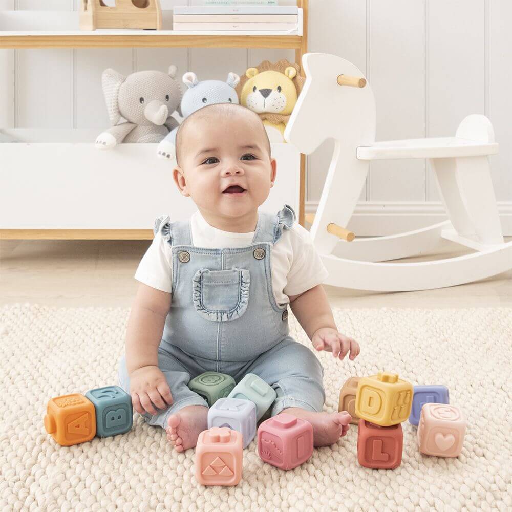 Living Textiles Playground Silicone My First Learning Blocks