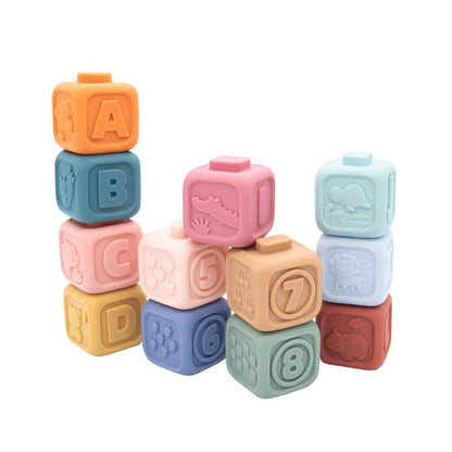 Living Textiles Playground Silicone My First Learning Blocks