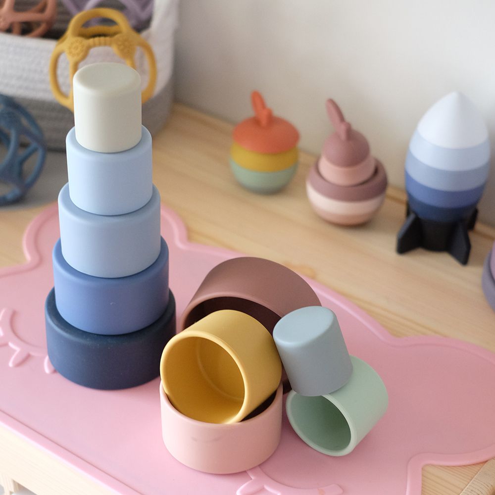 Living Textiles Playground Silicone Nestling Blocks