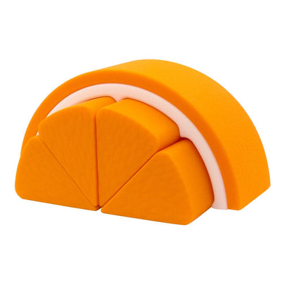 Living Textiles Playground Silicone Citrus Fruit Stacking Puzzle