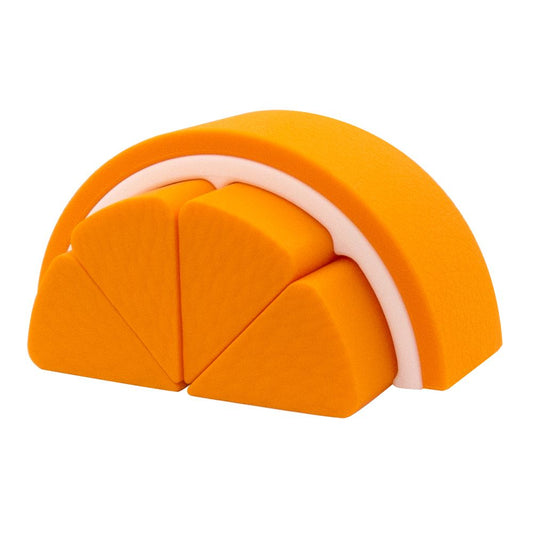 Living Textiles Playground Silicone Citrus Fruit Stacking Puzzle