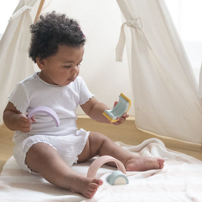 Living Textiles Playground Silicone Rainbow Puzzle