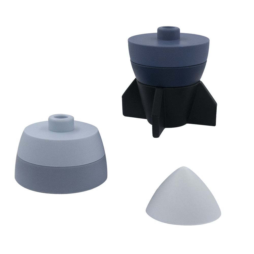 Living Textiles Playground Silicone Rocket Stacking Puzzle