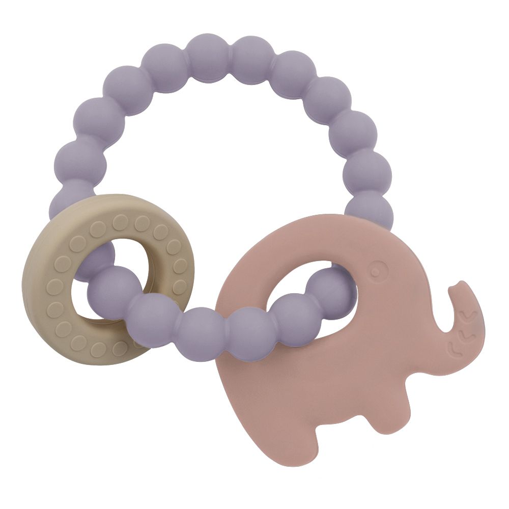 Living Textiles Playground Silicone Elephant Teether